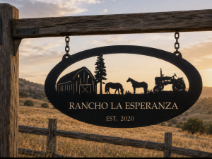 Metal HORSE Sign, Horses, barn sign