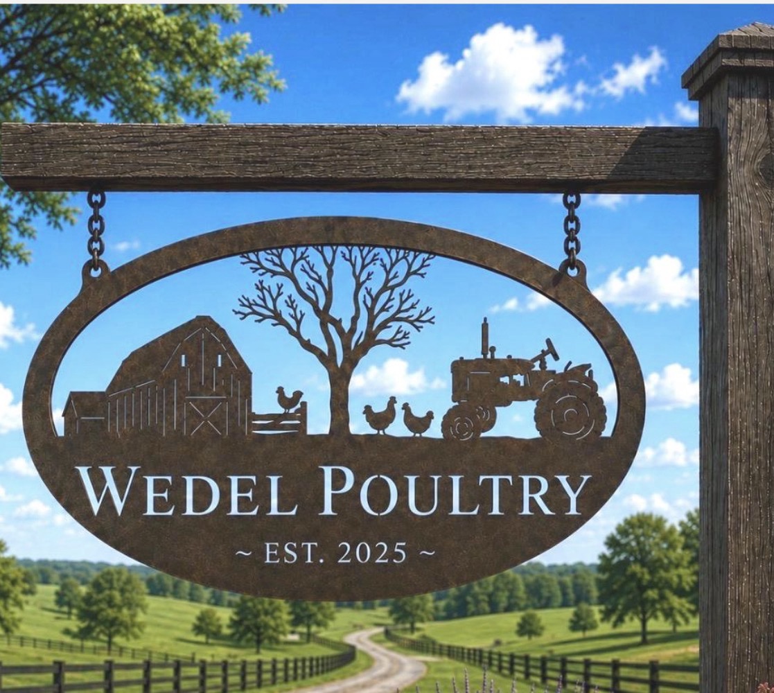 Custom Farm Sign Metal Tractor Barn Entrance Personalized Name Chicken Coop Rustic Homestead Livestock Scene Farmhouse Gift Ranch - Image 3