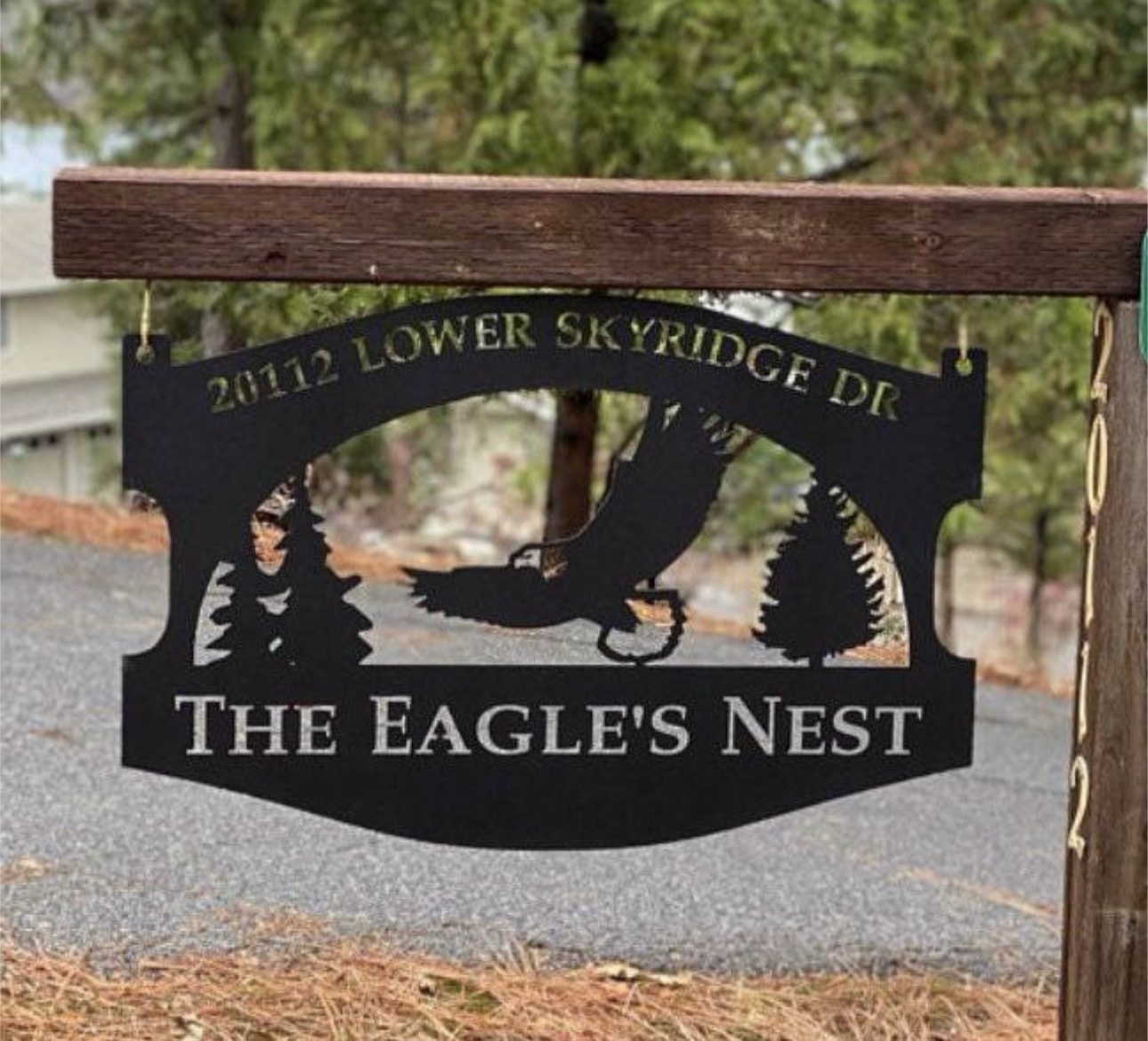 Metal sign EAGLE, EVERGREENS , Eagle evergreen sign - Image 4