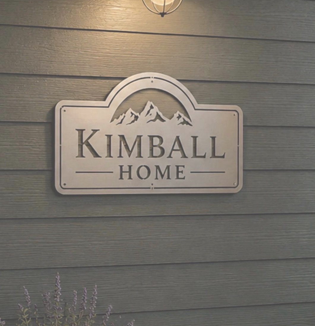 Mountain sign Customizable, address mountain sign , personal mountain sign - Image 5