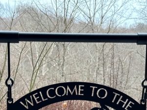 Sign Hanger in metal, adjustable , modern metal hanger for signs