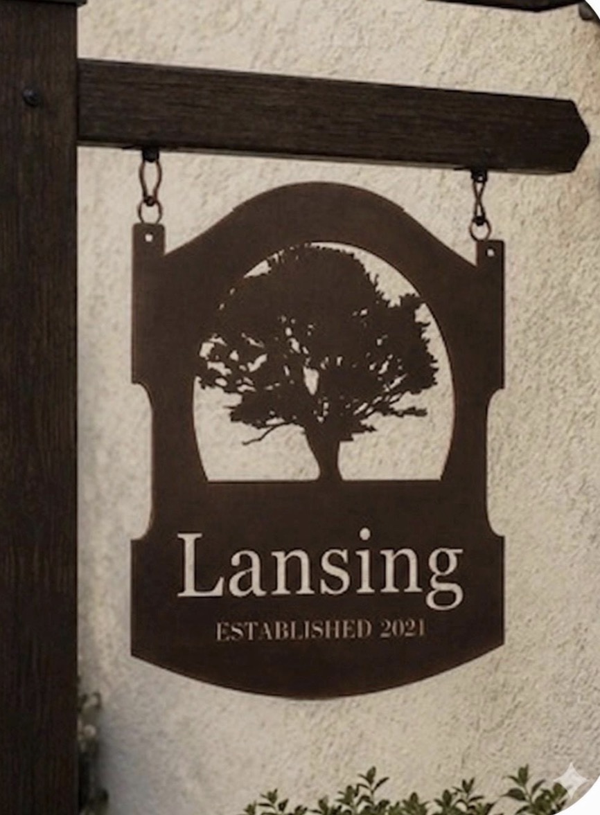 Metal sign Maple tree sign - Image 4