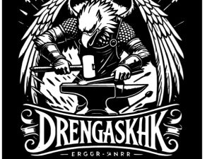 Drengashsk sign in red