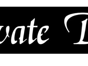 Stainless Private Dock sign