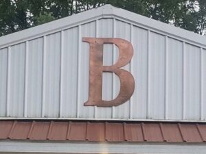 Metal LETTER, HUGE Metal letter, Barn letter