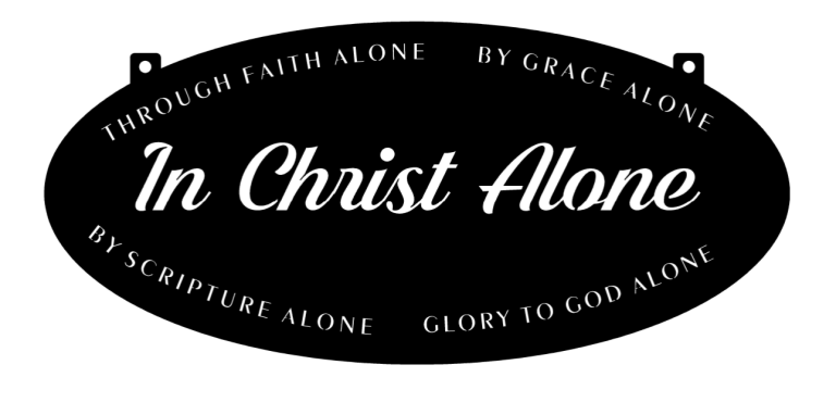 IN CHRIST ALONE sign in black » Sign Performance