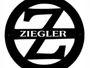 Metal Z monogram in black